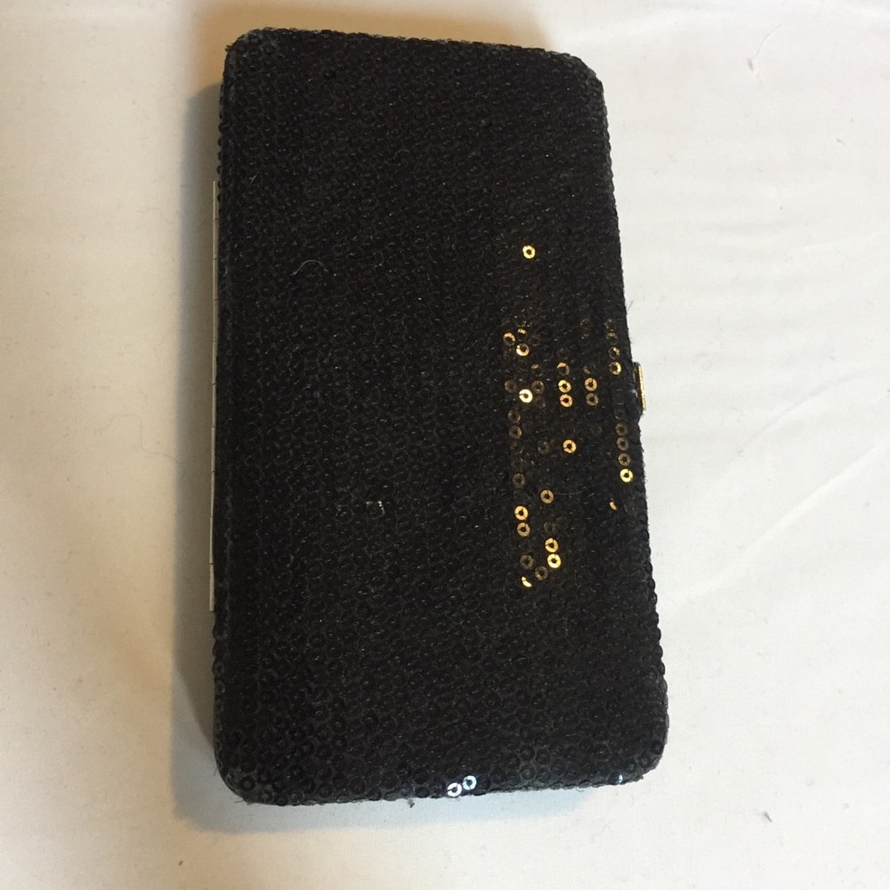 Black Sequin Wallet